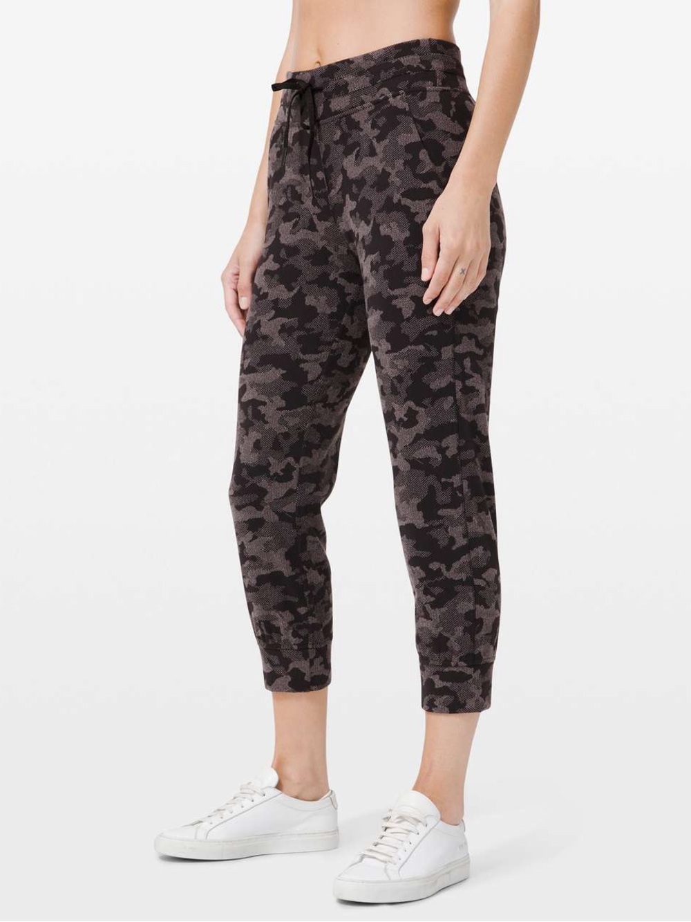 Lululemon rulu Black & Gray Camo Knit Joggers